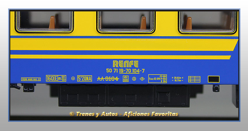 Coche pasajeros Serie 9100 AA-9104 - Renfe