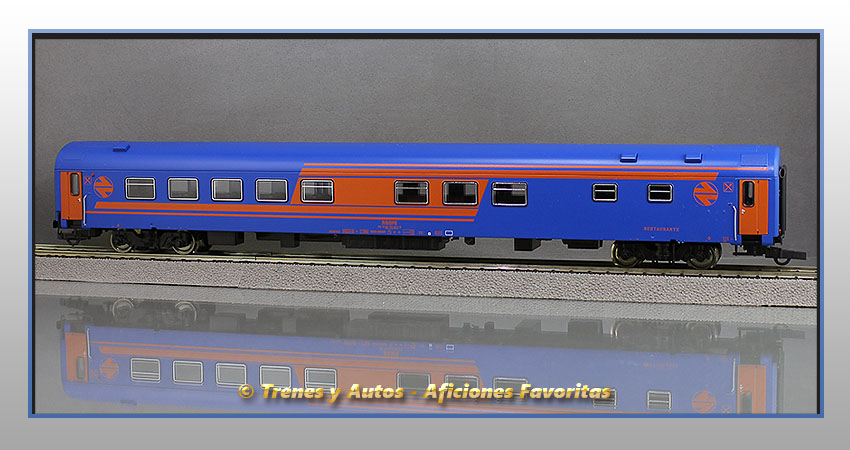 Coche pasajeros Serie 9900 RRR-9907 Restaurante - Renfe