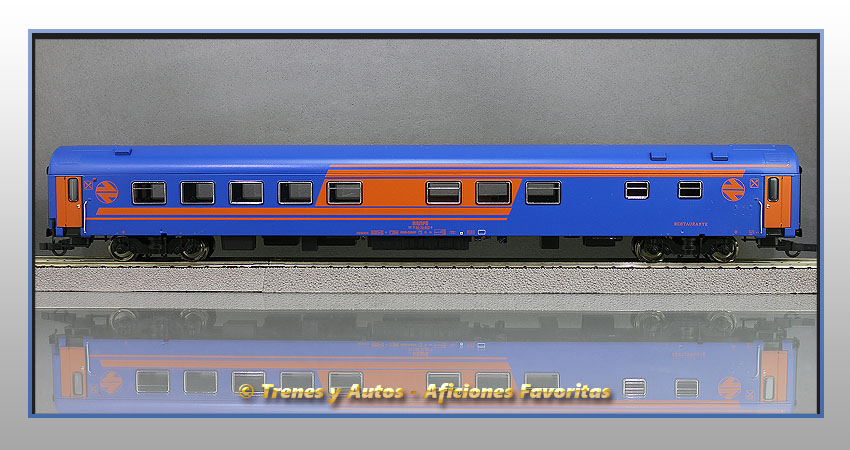 Coche pasajeros Serie 9900 RRR-9907 Restaurante - Renfe