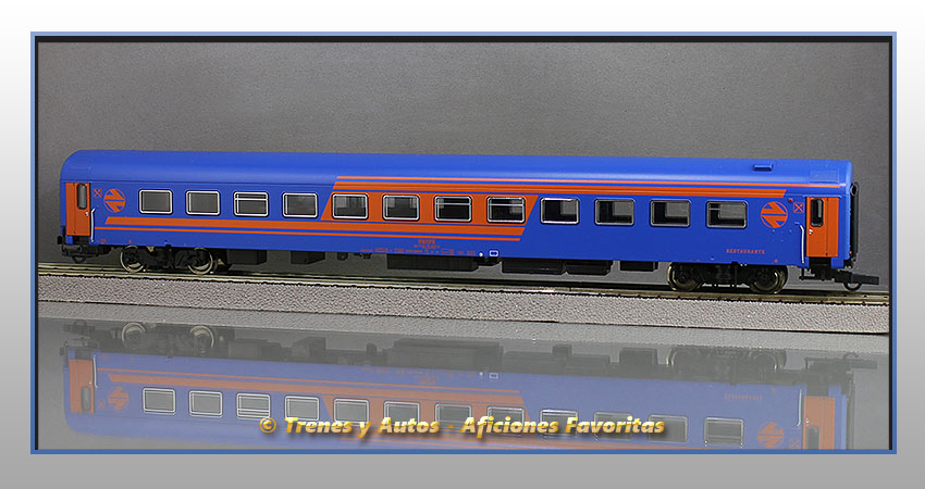 Coche pasajeros Serie 9900 RRR-9907 Restaurante - Renfe