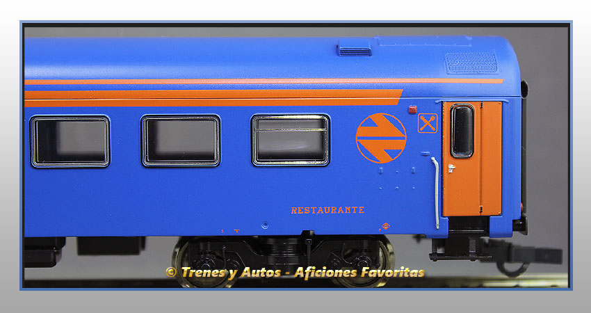 Coche pasajeros Serie 9900 RRR-9907 Restaurante - Renfe