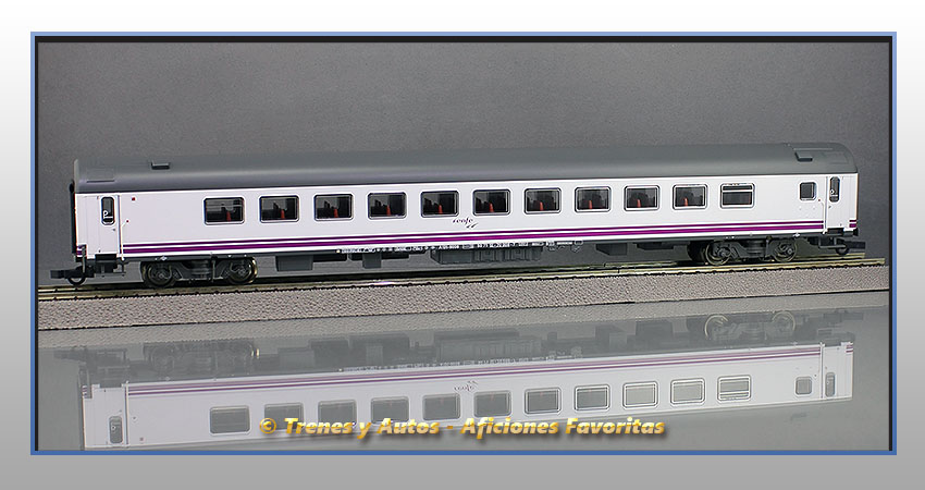 Coche pasajeros Serie 9000 A12t-9008 "Renfe Operadora" Clase 1ª Preferente - Renfe