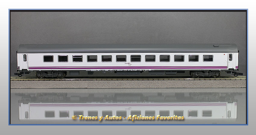Coche pasajeros Serie 9900 Pantone RRRt-9907 Restaurante - Renfe
