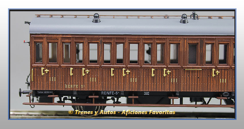 Coche pasajeros Serie 1678/1835 Chv-1832 3ª Clase - Renfe