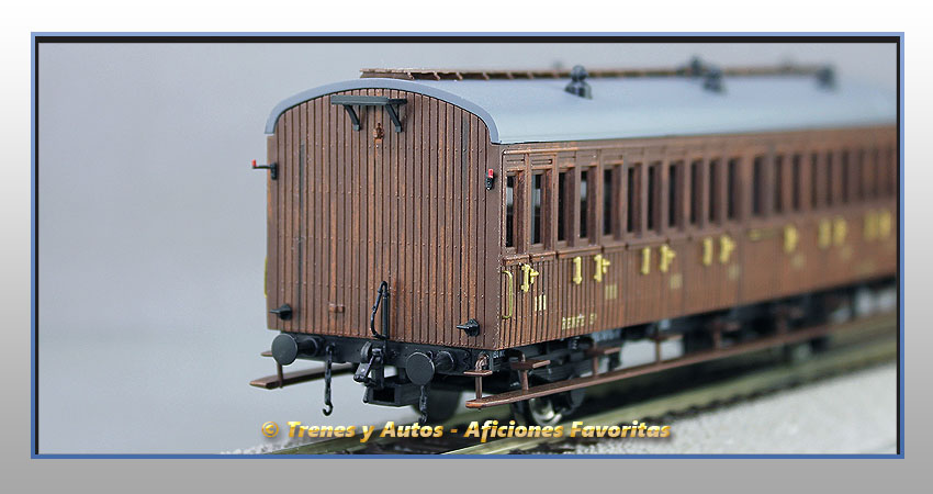 Coche pasajeros Serie 1678/1835 Chv-1832 3ª Clase - Renfe