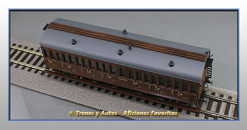 Coche pasajeros Serie 1678/1835 Chv-1832 3ª Clase - Renfe