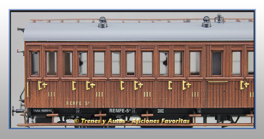 Coche pasajeros Serie 1678/1835 Chv-1779 3ª Clase - Renfe