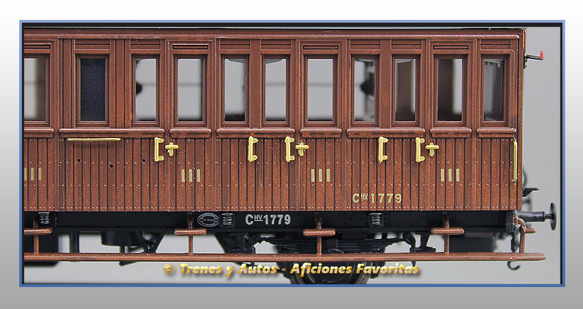 Coche pasajeros Serie 1678/1835 Chv-1779 3ª Clase - Renfe