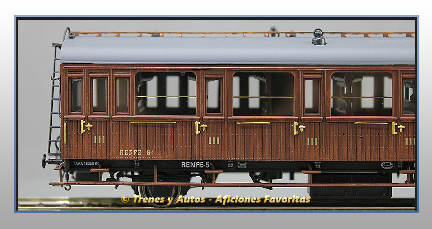 Coche pasajeros Serie 1678/1835 Chv-1779 3ª Clase - Renfe