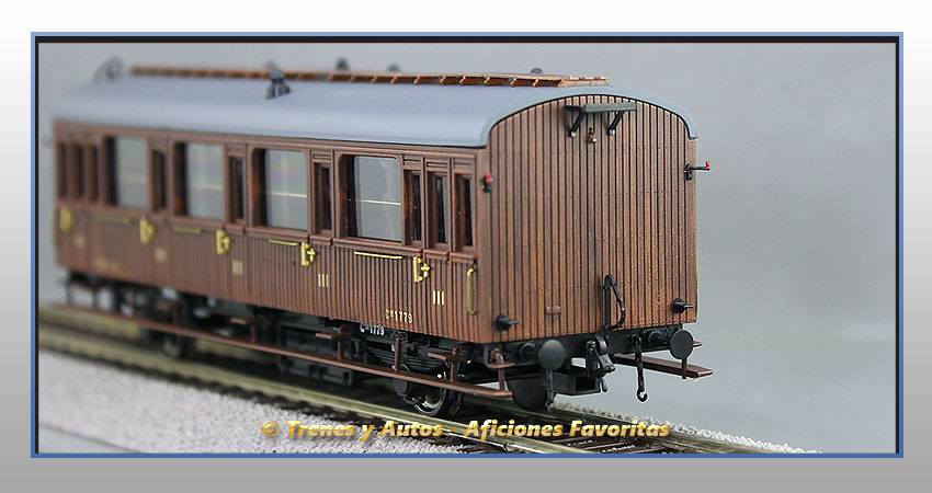 Coche pasajeros Serie 1678/1835 Chv-1779 3ª Clase - Renfe