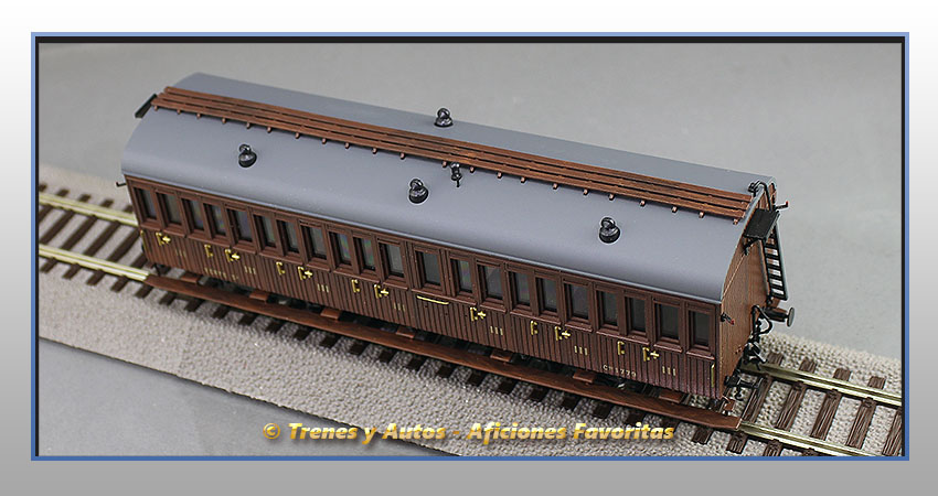 Coche pasajeros Serie 1678/1835 Chv-1779 3ª Clase - Renfe