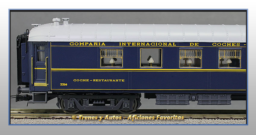 Set Expreso Costa Brava - Coche Restaurante WR-3394- Renfe