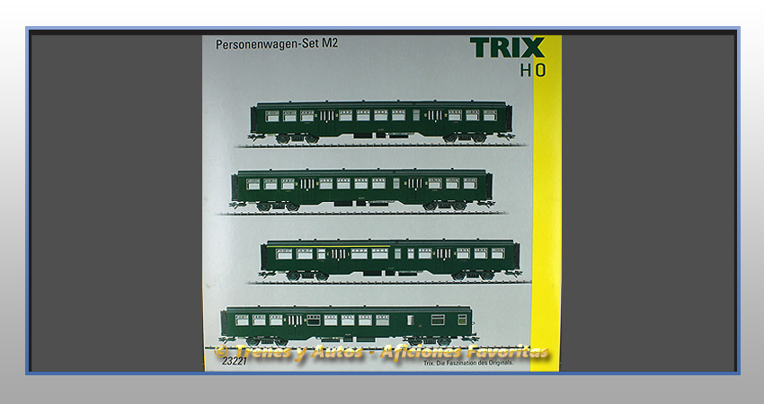 Set coches pasajeros Tipo M2 - SNCB/NMBS