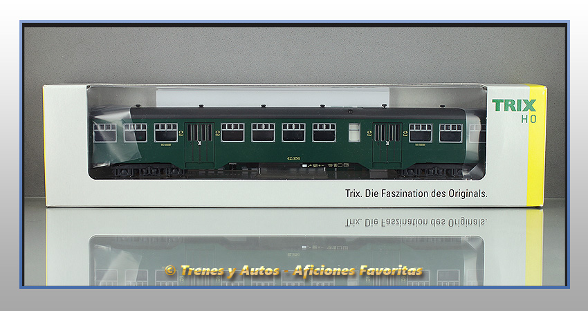 Coche pasajeros Tipo M2 de 2ª Clase - SNCB/NMBS