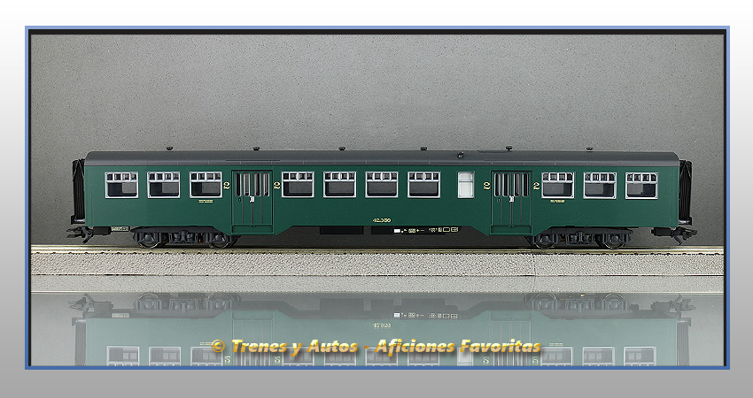 Coche pasajeros Tipo M2 de 2ª Clase - SNCB/NMBS