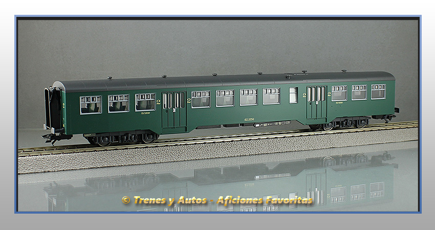 Coche pasajeros Tipo M2 de 2ª Clase - SNCB/NMBS