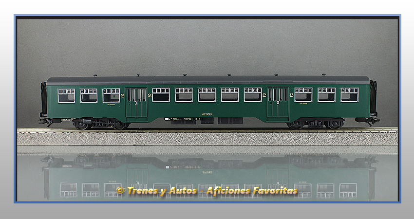 Coche pasajeros Tipo M2 de 2ª Clase - SNCB/NMBS