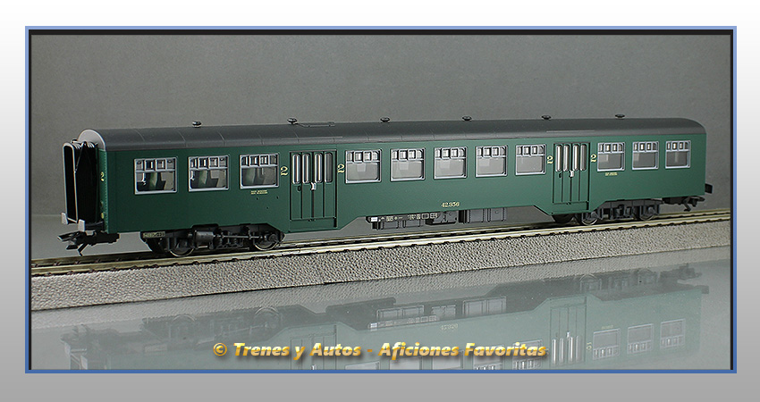 Coche pasajeros Tipo M2 de 2ª Clase - SNCB/NMBS