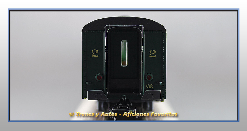 Coche pasajeros Tipo M2 de 2ª Clase - SNCB/NMBS