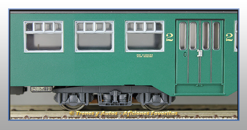 Coche pasajeros Tipo M2 de 2ª Clase - SNCB/NMBS