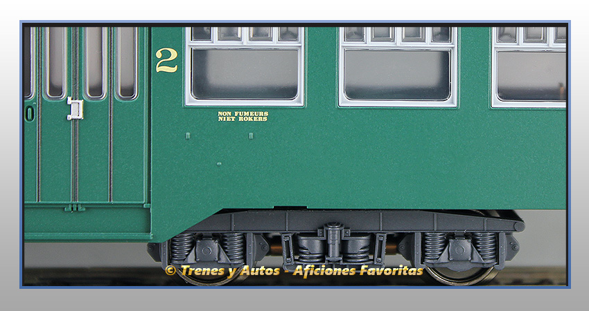 Coche pasajeros Tipo M2 de 2ª Clase - SNCB/NMBS