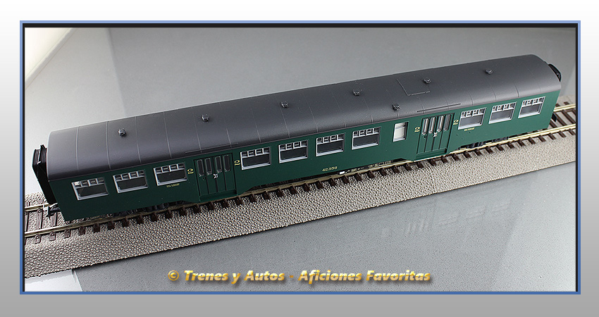 Coche pasajeros Tipo M2 de 2ª Clase - SNCB/NMBS