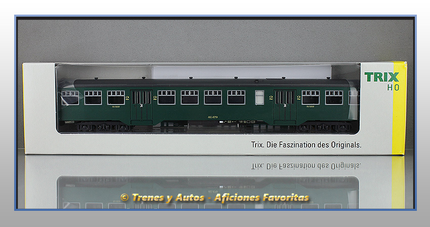 Coche pasajeros Tipo M2 de 2ª Clase - SNCB/NMBS