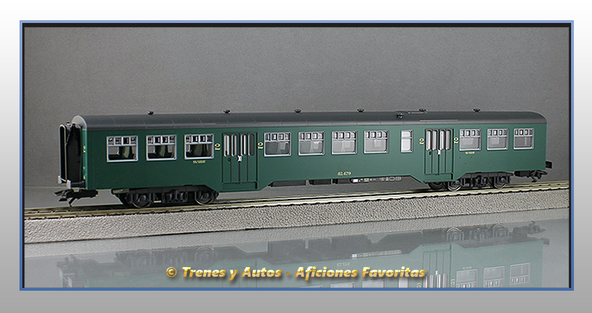 Coche pasajeros Tipo M2 de 2ª Clase - SNCB/NMBS