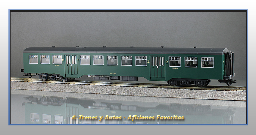 Coche pasajeros Tipo M2 de 2ª Clase - SNCB/NMBS