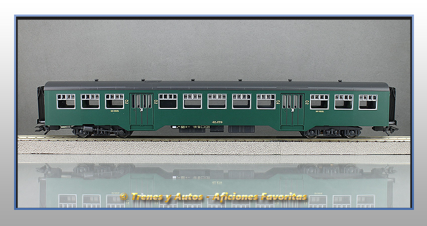 Coche pasajeros Tipo M2 de 2ª Clase - SNCB/NMBS