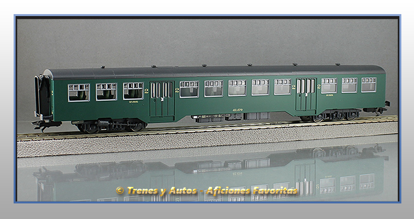 Coche pasajeros Tipo M2 de 2ª Clase - SNCB/NMBS