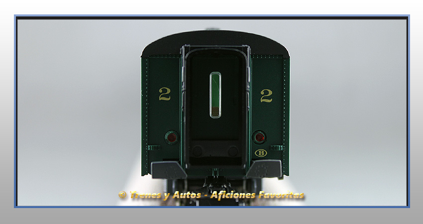 Coche pasajeros Tipo M2 de 2ª Clase - SNCB/NMBS