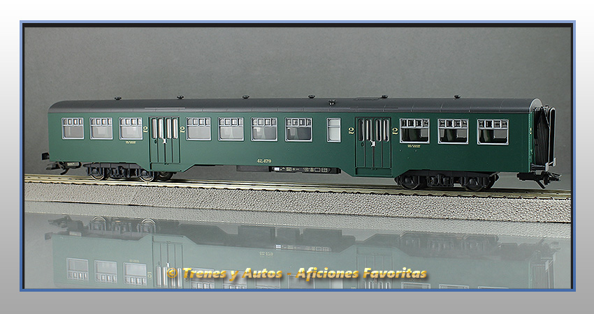 Coche pasajeros Tipo M2 de 2ª Clase - SNCB/NMBS
