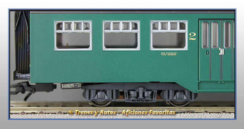 Coche pasajeros Tipo M2 de 2ª Clase - SNCB/NMBS