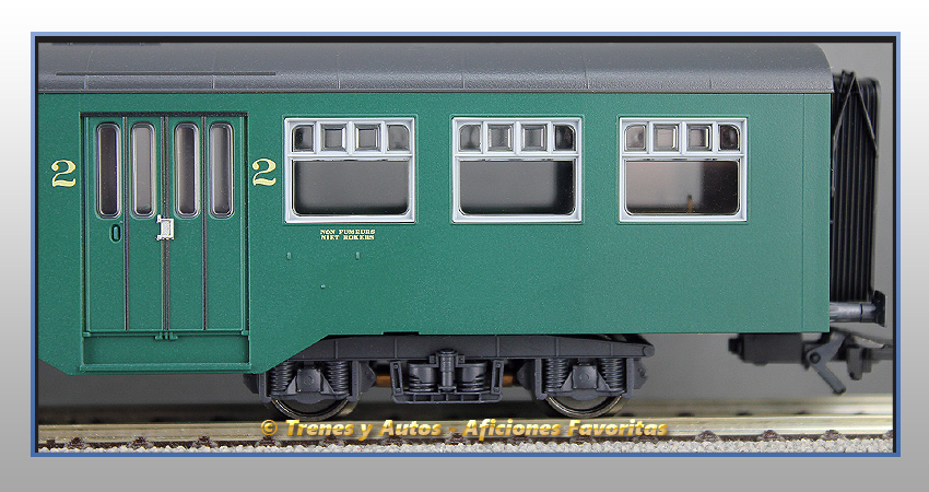 Coche pasajeros Tipo M2 de 2ª Clase - SNCB/NMBS