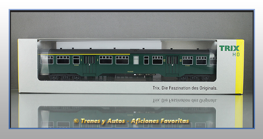 Coche pasajeros Tipo M2 de 1ª y 2ª Clase - SNCB/NMBS