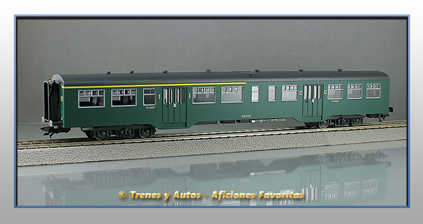 Coche pasajeros Tipo M2 de 1ª y 2ª Clase - SNCB/NMBS