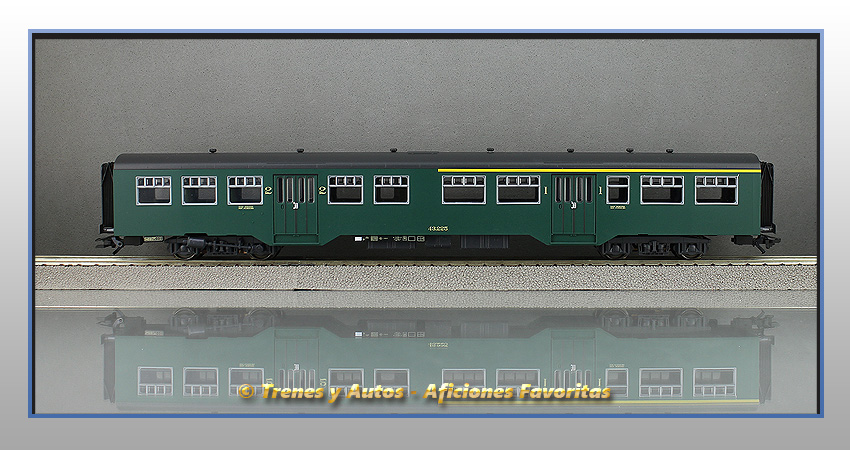 Coche pasajeros Tipo M2 de 1ª y 2ª Clase - SNCB/NMBS