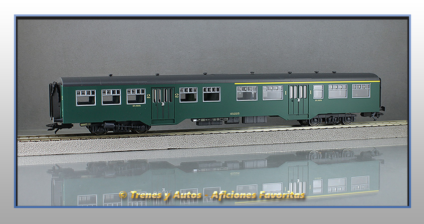 Coche pasajeros Tipo M2 de 1ª y 2ª Clase - SNCB/NMBS