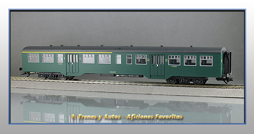 Coche pasajeros Tipo M2 de 1ª y 2ª Clase - SNCB/NMBS