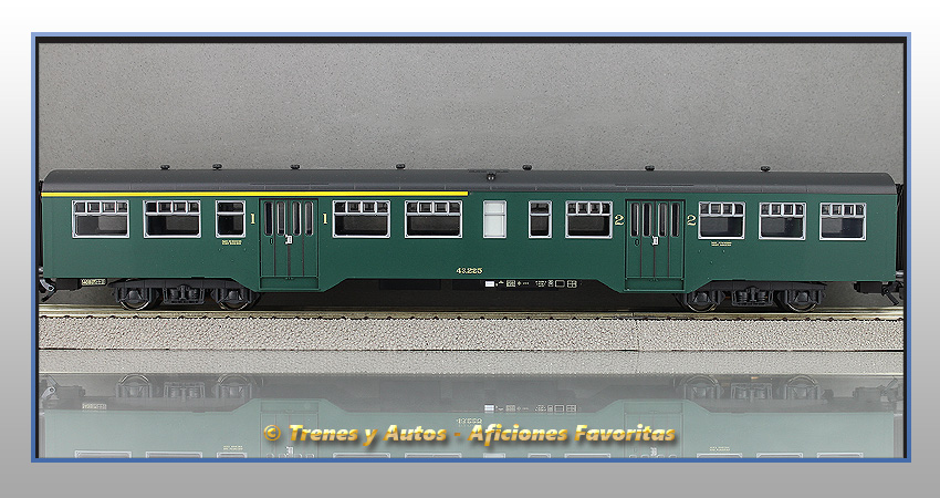 Coche pasajeros Tipo M2 de 1ª y 2ª Clase - SNCB/NMBS