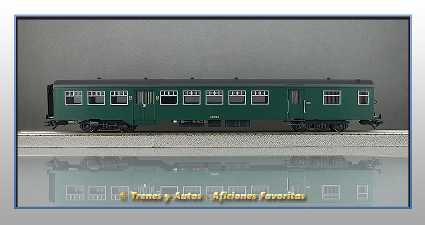 Coche pasajeros Tipo M2 de 2ª Clase y Furgón - SNCB/NMBS