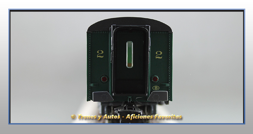 Coche pasajeros Tipo M2 de 2ª Clase y Furgón - SNCB/NMBS