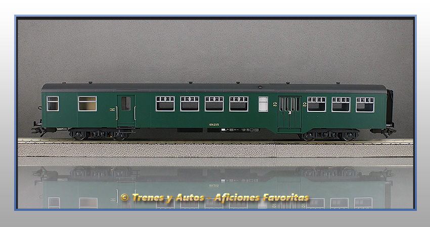 Coche pasajeros Tipo M2 de 2ª Clase y Furgón - SNCB/NMBS