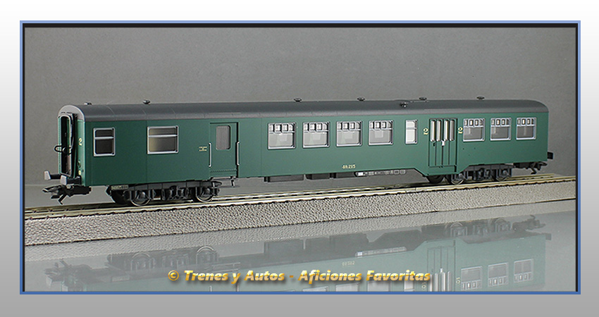 Coche pasajeros Tipo M2 de 2ª Clase y Furgón - SNCB/NMBS