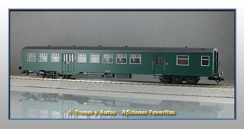 Coche pasajeros Tipo M2 de 2ª Clase y Furgón - SNCB/NMBS