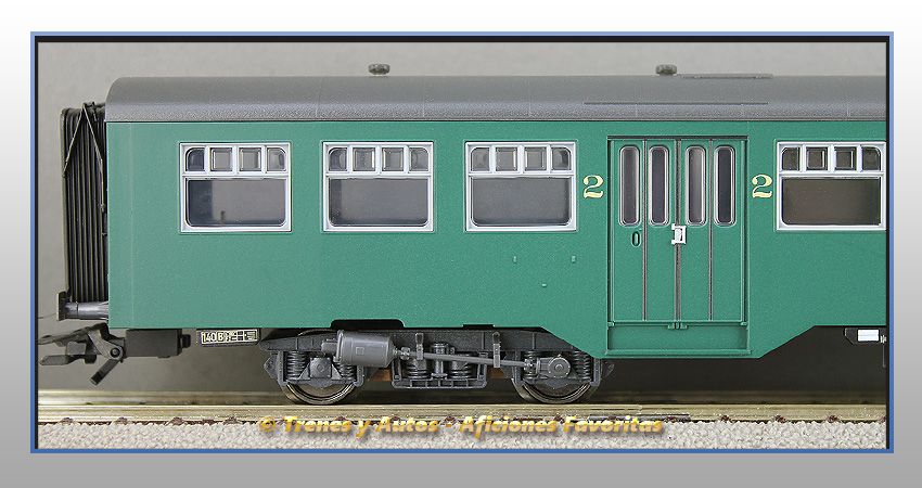 Coche pasajeros Tipo M2 de 2ª Clase y Furgón - SNCB/NMBS