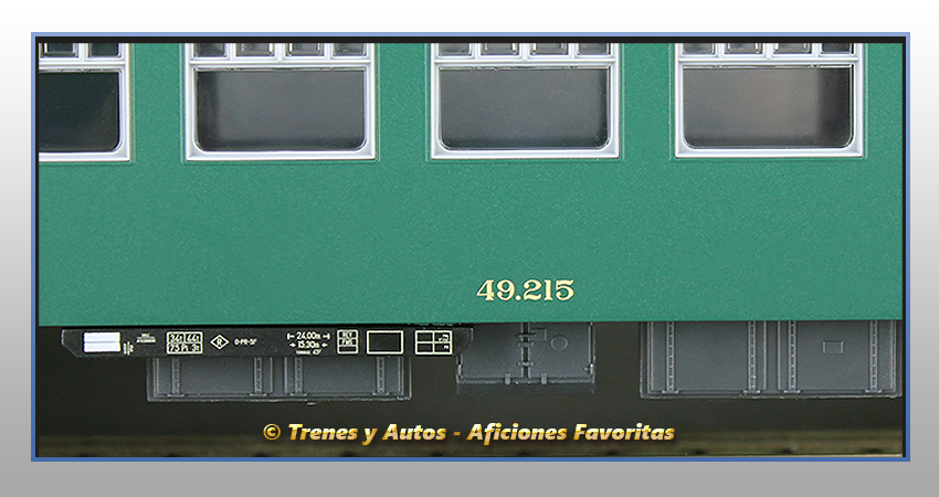 Coche pasajeros Tipo M2 de 2ª Clase y Furgón - SNCB/NMBS