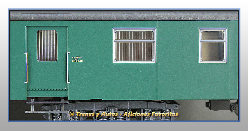 Coche pasajeros Tipo M2 de 2ª Clase y Furgón - SNCB/NMBS