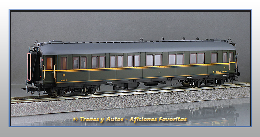 Coche verderón mixto BBC-317 de 2ª y 3ª Clase - Renfe